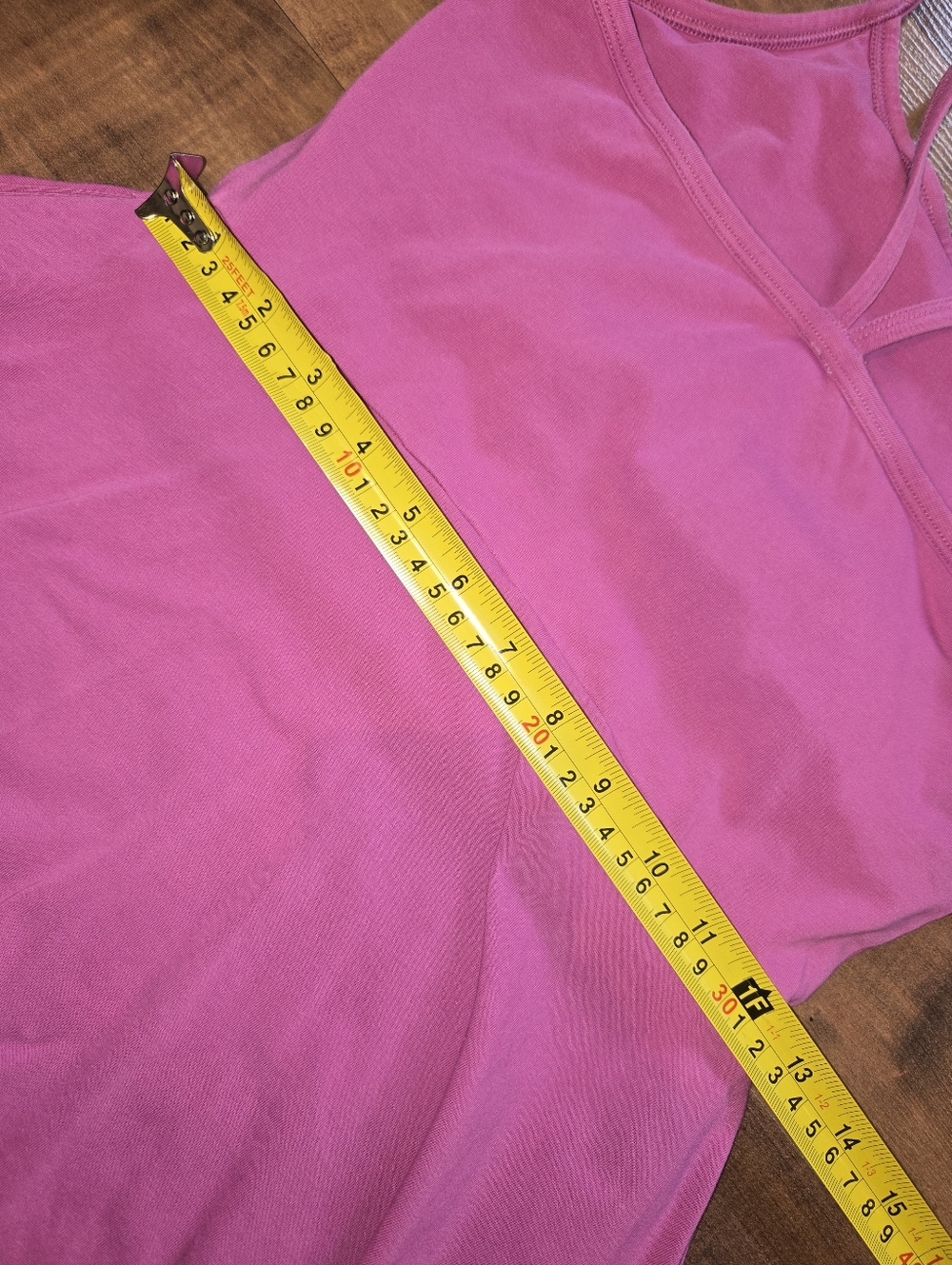 Pact Organic Cotton Fit & Flare [Small] Midi Dress Built In Bra Rose Pink - Picture 9 of 9